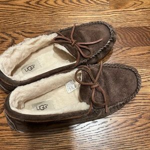 Brown Ugg Moccasins Size 9